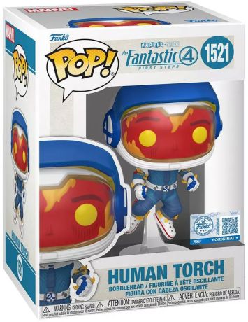 Figurine Funko Pop Les 4 Fantastiques, premiers pas [Marvel] #1521 La Torche Humaine (Combinaison d'astronaute)
