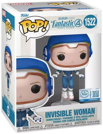 Figurine Funko Pop Les 4 Fantastiques, premiers pas [Marvel] #1522 Femme Invisible (Combinaison d'astronaute)
