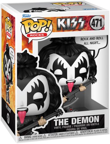 Figurine Funko Pop Kiss #471 The Demon (Rock and Roll All Night)