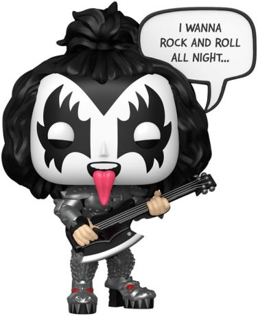 Figurine Funko Pop Kiss #471 The Demon (Rock and Roll All Night)