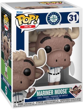 Figurine Funko Pop MLB : Ligue Majeure de Baseball #31 Mariner Moose