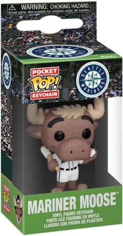 Figurine Funko Pop MLB : Ligue Majeure de Baseball Mariner Moose - Porte-clés