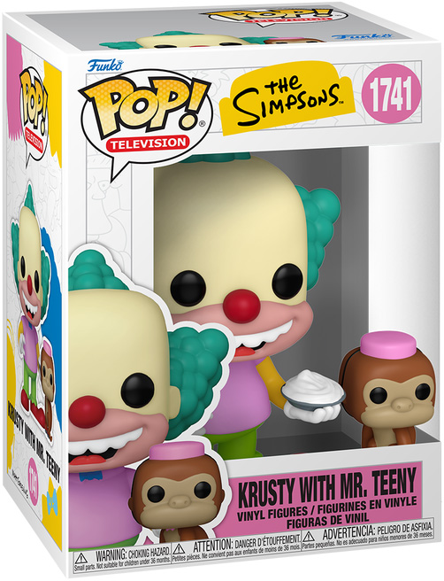 Figurine Pop Les Simpson #1741 pas cher : Krusty avec M. Teeny