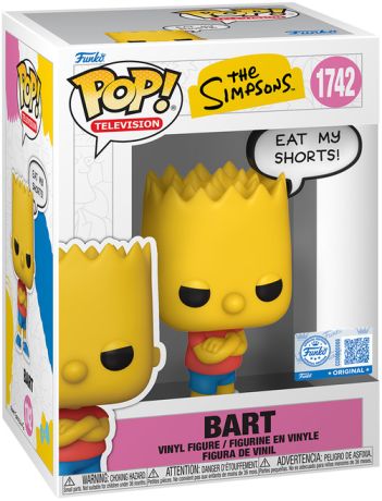 Figurine Funko Pop Les Simpson #1742 Bart (Eat my shorts)