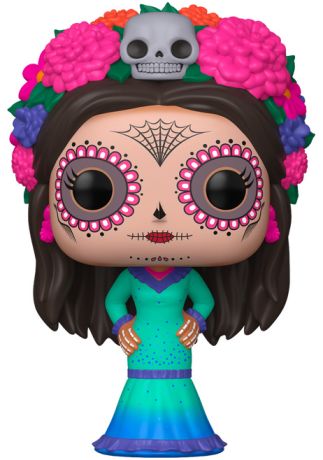 Figurine Funko Pop Dia De Los Muertos #101 La Catrina (Azul)