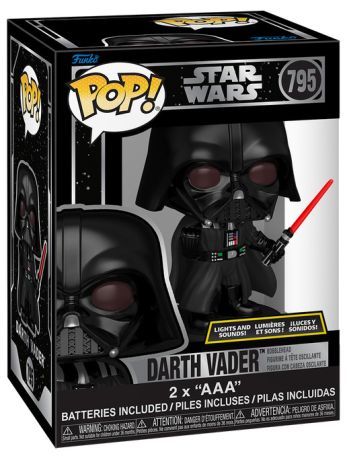 Figurine Funko Pop Star Wars 9 : L'Ascension de Skywalker #795 Dark Vador - Lumières et Son