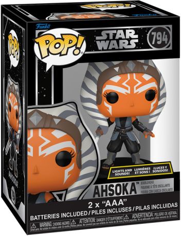 Figurine Funko Pop Star Wars 9 : L'Ascension de Skywalker #794 Ahsoka - Lumières et Son