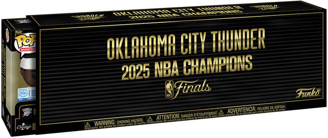 Figurine Funko Pop NBA Oklahoma City Champions 2025 - Pack