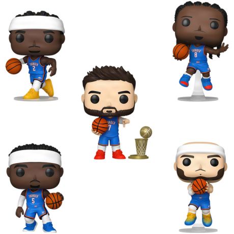 Figurine Funko Pop NBA Oklahoma City Champions 2025 - Pack