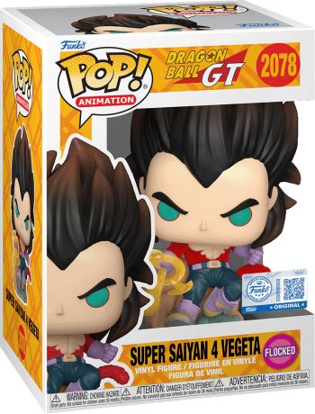 Figurine Funko Pop Dragon Ball GT #2078 Vegeta Super Saiyan 4 - Flocked