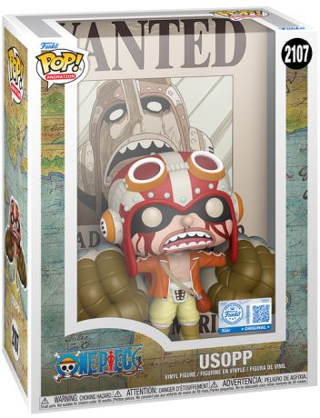 Figurine Funko Pop One Piece #2107 Usopp - Poster