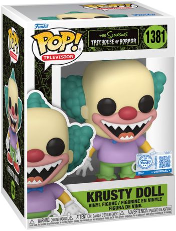 Figurine Funko Pop Les Simpson #1381 Poupée Krusty