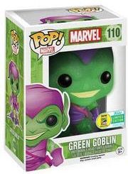 Figurine Funko Pop Marvel Comics #110 Bouffon Vert avec planeur - Pailleté