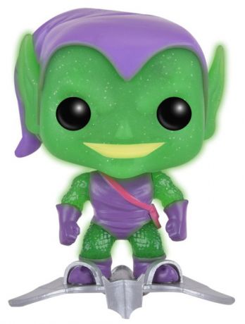 Figurine Funko Pop Marvel Comics #110 Bouffon Vert avec planeur - Pailleté