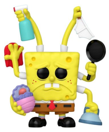 Figurine Funko Pop Bob l'Eponge Bob l'éponge nettoie