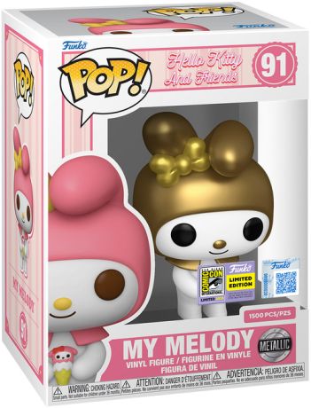 Figurine Funko Pop Sanrio #91 My Melody - Métallique