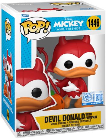 Figurine Funko Pop Mickey Mouse [Disney] #1446 Donald Démon avec Citrouille