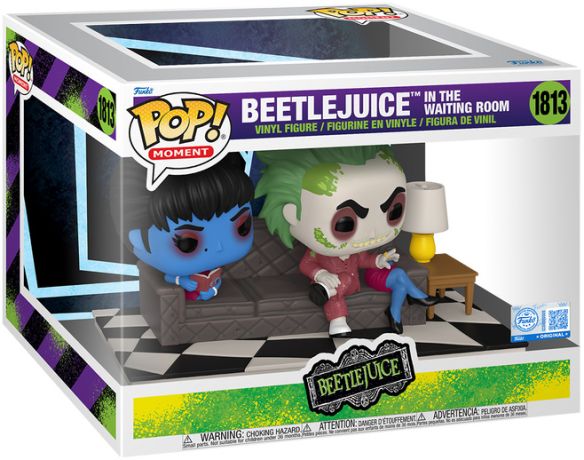 Figurine Funko Pop Beetlejuice #1813 Beetlejuice dans la salle d'attente - Moment