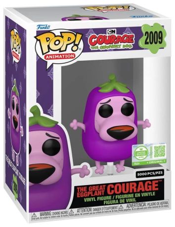 Figurine Funko Pop Cartoon Network #2009 La grande Aubergine Courage