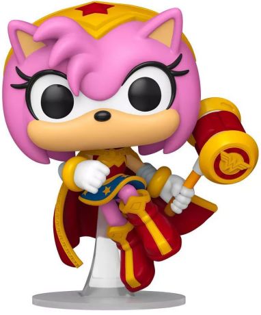 Figurine Funko Pop Sonic le Hérisson #595 Amy en Wonder Woman