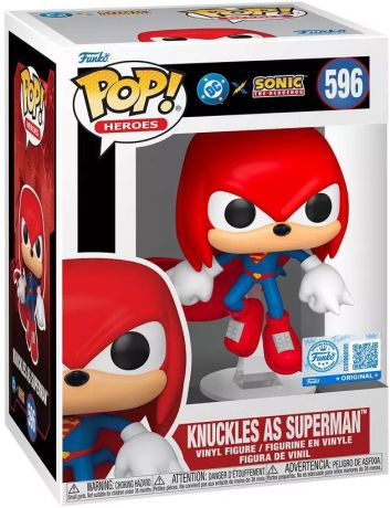 Figurine Funko Pop Sonic le Hérisson Knuckles en Superman