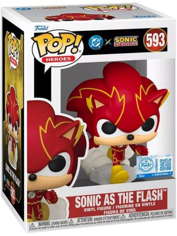 Figurine Funko Pop Sonic le Hérisson #593 Sonic en Flash