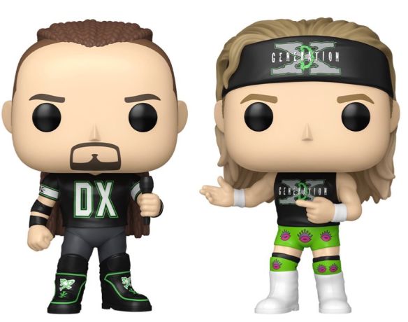 Figurine Funko Pop WWE New Age Outlaws : Road Dogg Jesse James & Billy Gunn - Pack