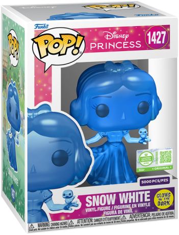 Figurine Funko Pop Blanche Neige [Disney] #1427 Blanche-Neige (Translucide Bleu) - Glow in the Dark