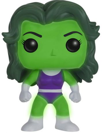 Figurine Funko Pop Marvel Comics #147 She-Hulk - Brillant dans le noir