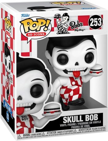 Figurine Funko Pop Icônes de Pub #253 Skull Bob (Big Boy)