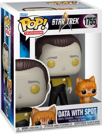 Figurine Funko Pop Star Trek #1755 Data avec Spot