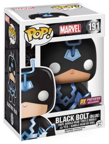 Figurine Funko Pop Marvel Comics #191 Black Bolt - Bleu