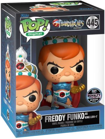 Figurine Funko Pop Cosmocats #445 Freddy Funko as King Lion-O - Digital Pop