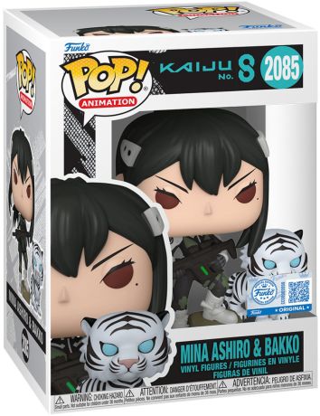 Figurine Funko Pop Kaiju No. 8 #2085 Mina Ashiro avec Bakko