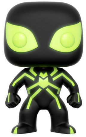 Figurine Funko Pop Marvel Comics #195 Spider-Man tenue d'infiltration - Brillant dans le noir