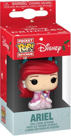 Figurine Funko Pop Disney Ariel (Noël) - Porte-clés