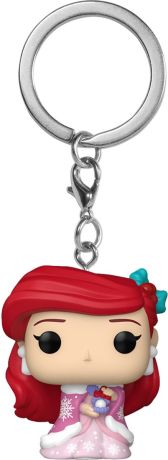Figurine Funko Pop Disney Ariel (Noël) - Porte-clés