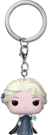 Figurine Funko Pop Disney Elsa (Noël) - Porte-clés