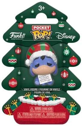 Figurine Funko Pop Winnie l'Ourson [Disney] Bourriquet - Arbre de Noël - Pocket Pop