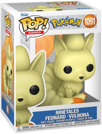 Figurine Funko Pop Pokémon #1091 Ninetales - Feunard - Vulnona