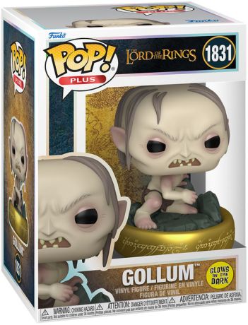 Figurine Funko Pop Le Seigneur des Anneaux #1831 Gollum - Glow in the Dark