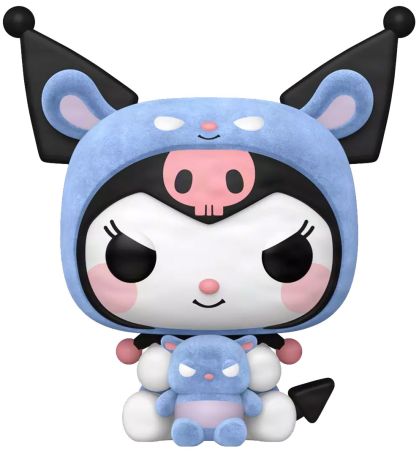 Figurine Funko Pop Sanrio #111 Kuromi en Baku - Flocked
