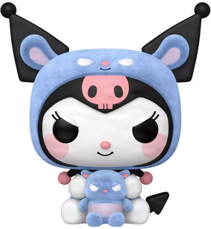 Figurine Funko Pop Sanrio #111 Kuromi en Baku - Flocked