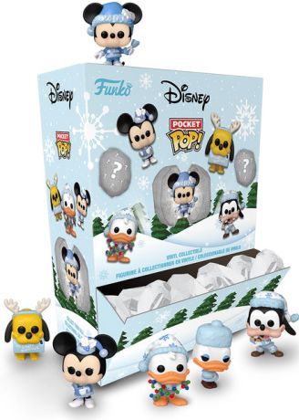 Figurine Funko Pop Mickey Mouse [Disney] Pocket Pop Mystère Mickey et ses amis Noël 