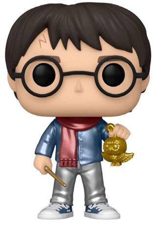 Figurine Funko Pop Harry Potter #122 Harry Potter (Noël) - Métallique