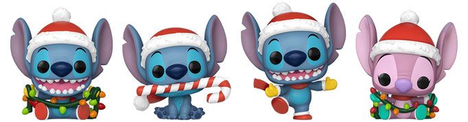 Figurine Funko Pop Lilo et Stitch [Disney] Lilo & Stitch Noël Pack - Pocket