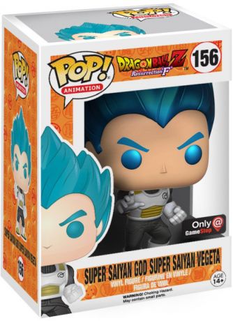 Figurine Funko Pop Dragon Ball Z #156 Super Saiyan God Super Saiyan Vegeta - Metallic (DBZ)