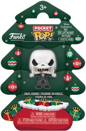 Figurine Funko Pop L'étrange Noël de M. Jack [Disney] Jack Skellington  (Sapin de Noël) - Pocket