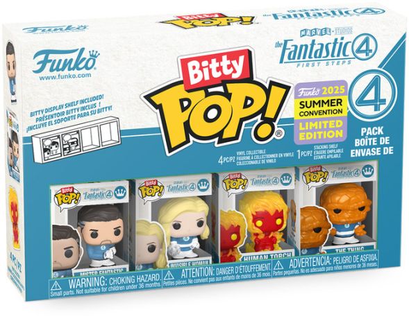 Figurine Funko Pop Les 4 Fantastiques, premiers pas [Marvel] Bitty Pop Les 4 Fantastiques