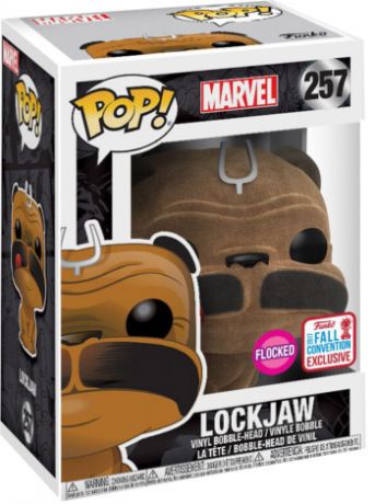 Figurine Funko Pop Marvel Comics #257 Lockjaw - Floqué